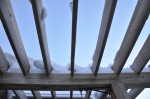 #snow on beams